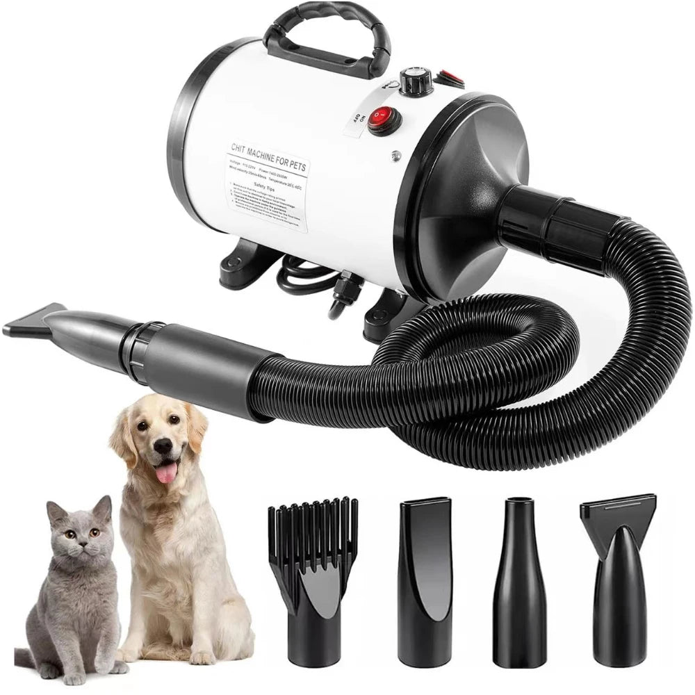 Podofo Soffiatore Asciugatore per Cani 2800W