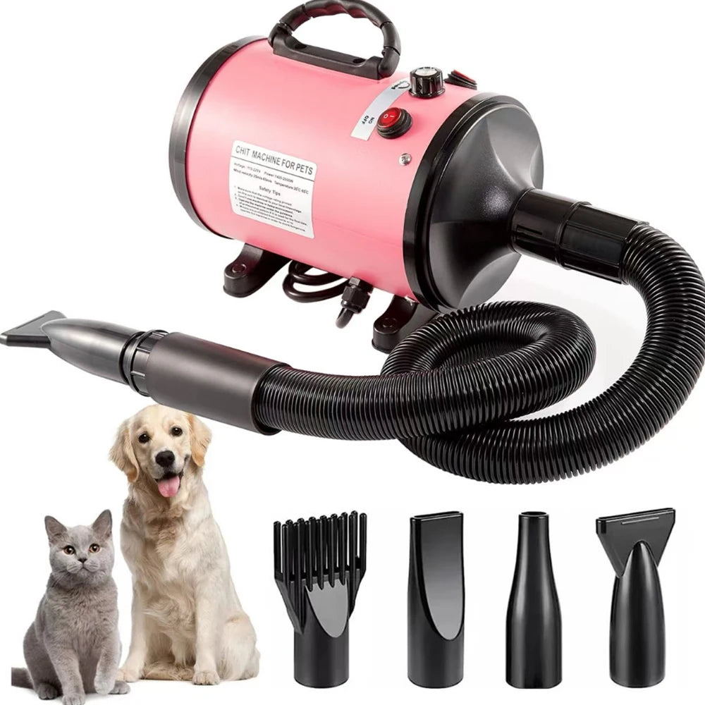 Podofo Soffiatore Asciugatore per Cani 2800W