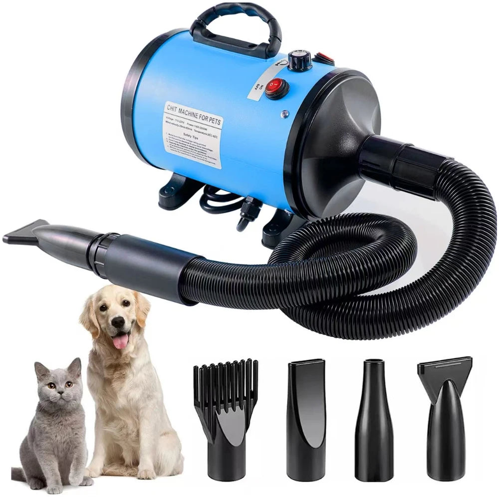 Podofo Soffiatore Asciugatore per Cani 2800W